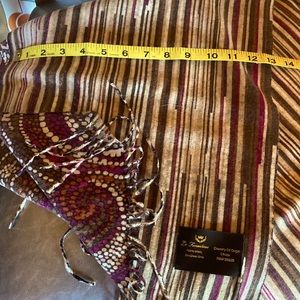 Gorgeous Reversible soft wool Scarf or Wrap